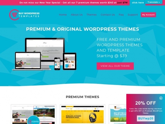 Web de Buy WP Templates