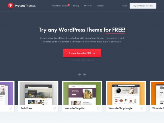 Web de ProteusThemes