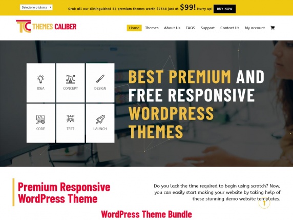 Web de ThemesCaliber