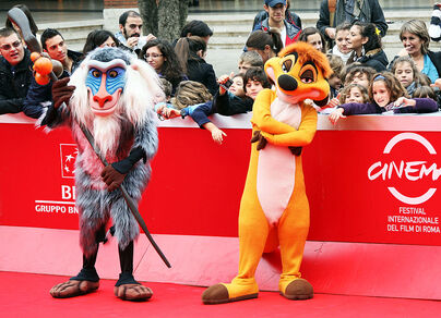 Premiere of The Lion King 3D at the Rome Film Festival