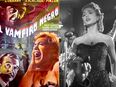 Scene and poster of "El vampiro negro"