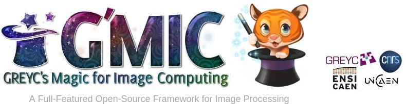 G'MIC, Open-Source framework for image processing