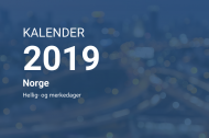 kalender 2019