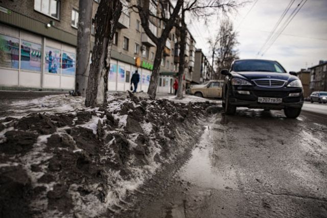 Весна в Новосибирске