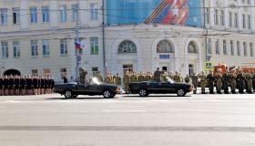 Сводная репетиция военного парада в Нижнем Новгороде
