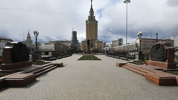 Москва во время режима самоизоляции жителей