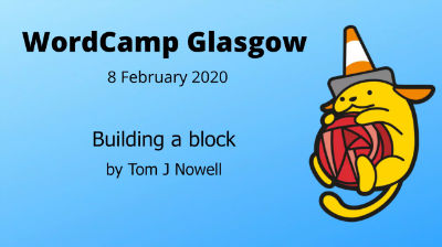 Tom J Nowell: Building a block