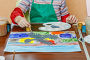 Купить «Дети на уроке рисования. Творческое занятие.», фото № 33736422, снято 26 октября 2018 г. (c) Светлана Голинкевич / Фотобанк Лори