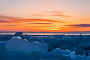 Купить «Sunrise over the ice of lake Baikal in winter, Eastern Siberia, Russia», фото № 33582303, снято 17 марта 2019 г. (c) Наталья Волкова / Фотобанк Лори