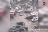 Видео крупного ДТП на Садовом кольце с тремя пострадавшими