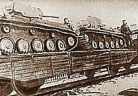 Rail transportation of military vehicles