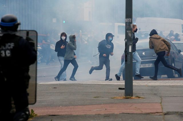 Беспорядки во Франции, архивное фото.