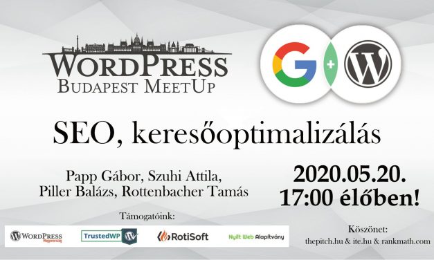 WordPress SEO – A WPMeetUp online ingyenes előadása