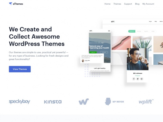 aThemes homepage