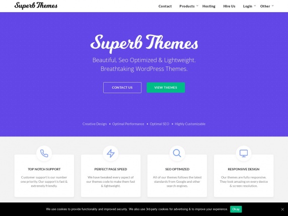 SuperbThemes 홈페이지