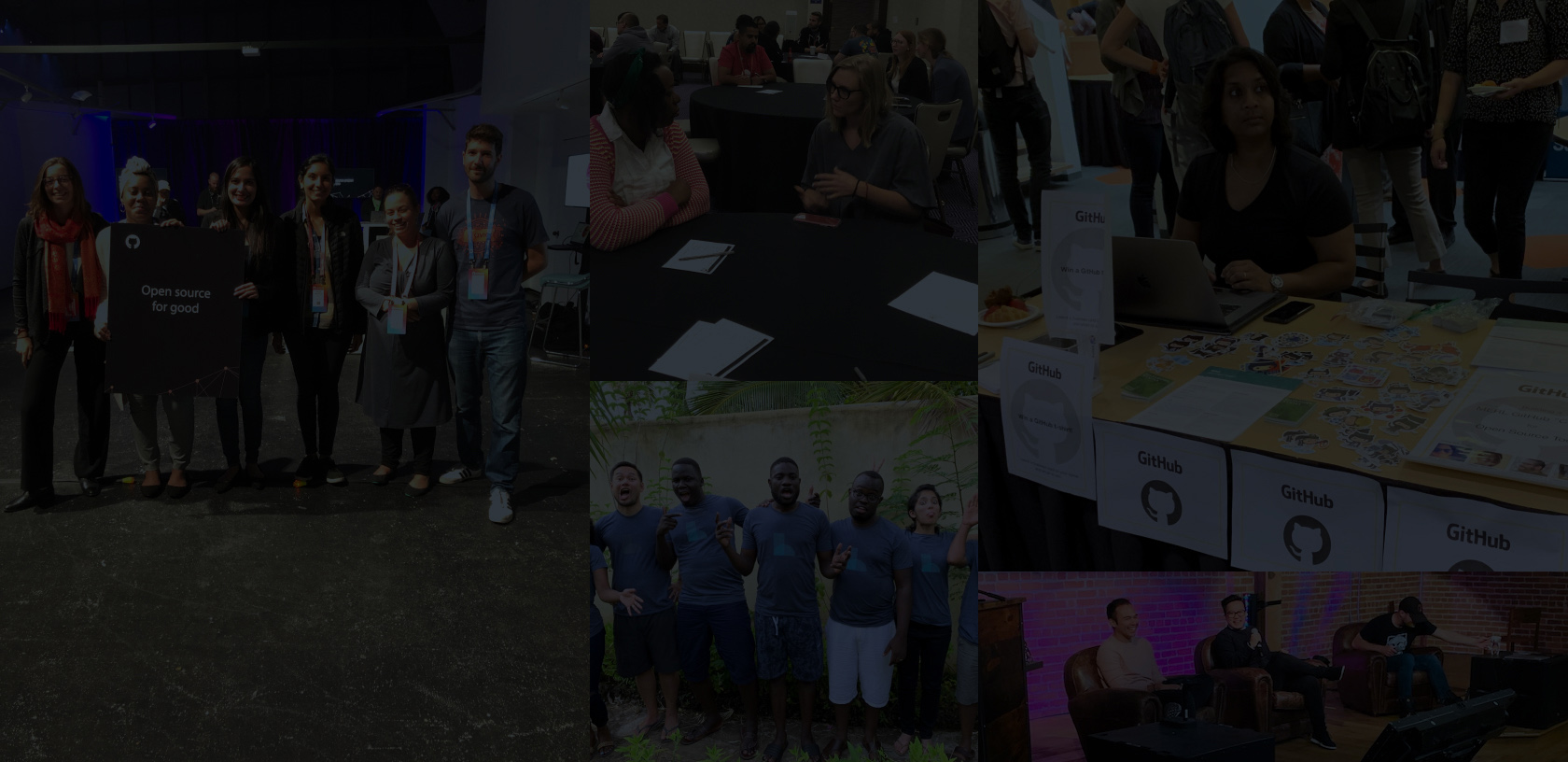 GitHub Social Impact image collage