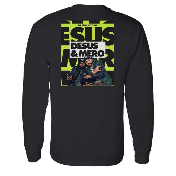 Desus & Mero Season 2 Key Art Adult Long Sleeve T-Shirt