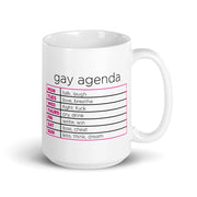 The L Word Gay Agenda White Mug