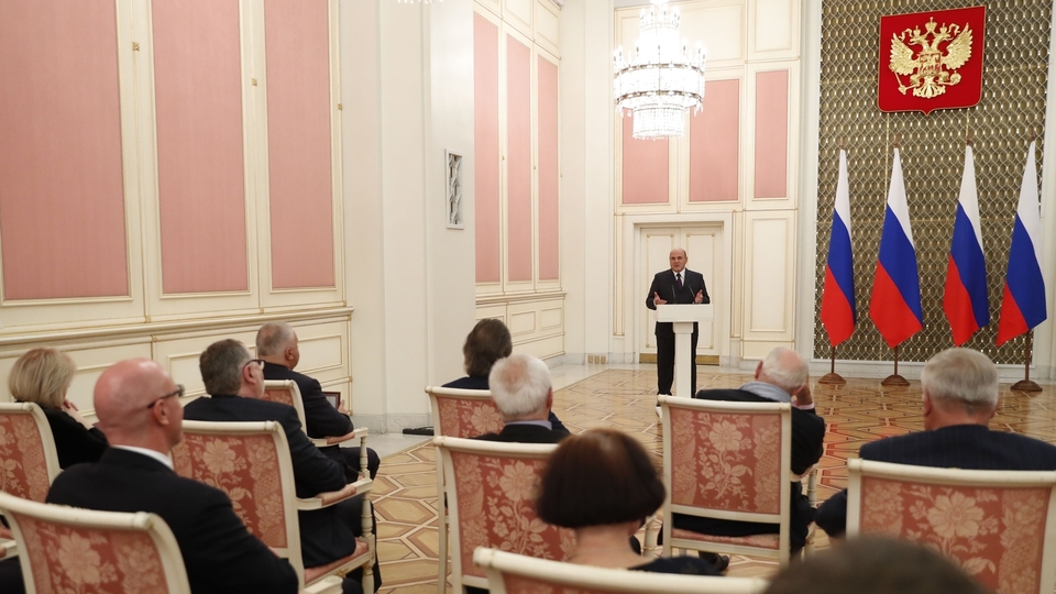 Выступление Михаила Мишустина на вручении премий Правительства за 2019 год в области культуры