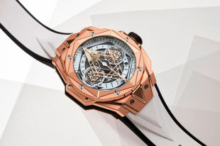 Игра с глубиной: белый хронограф Hublot Big Bang Sang Bleu II