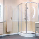 clean enclosed shower doors