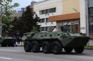 Столкновение трех БТР в центре Минска сняли на видео