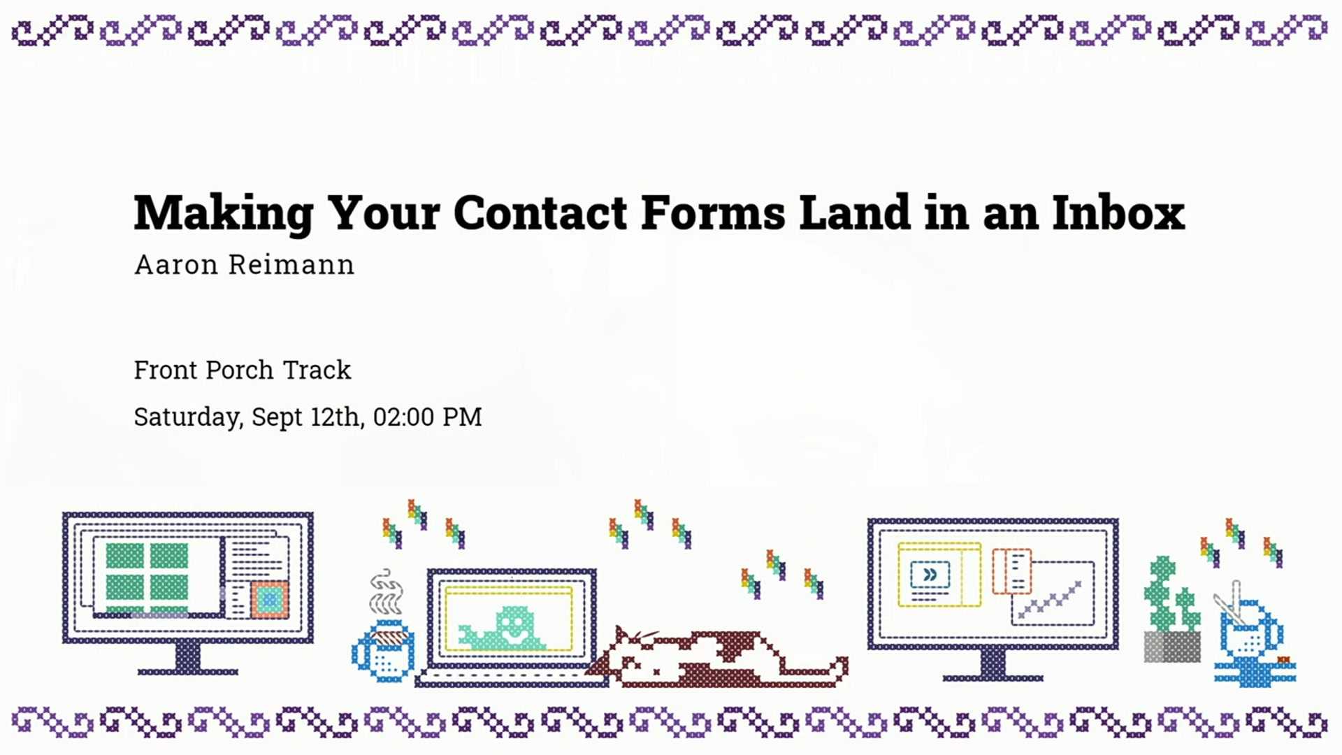 Aaron Reimann: Making Your Contact Forms Land in an Inbox