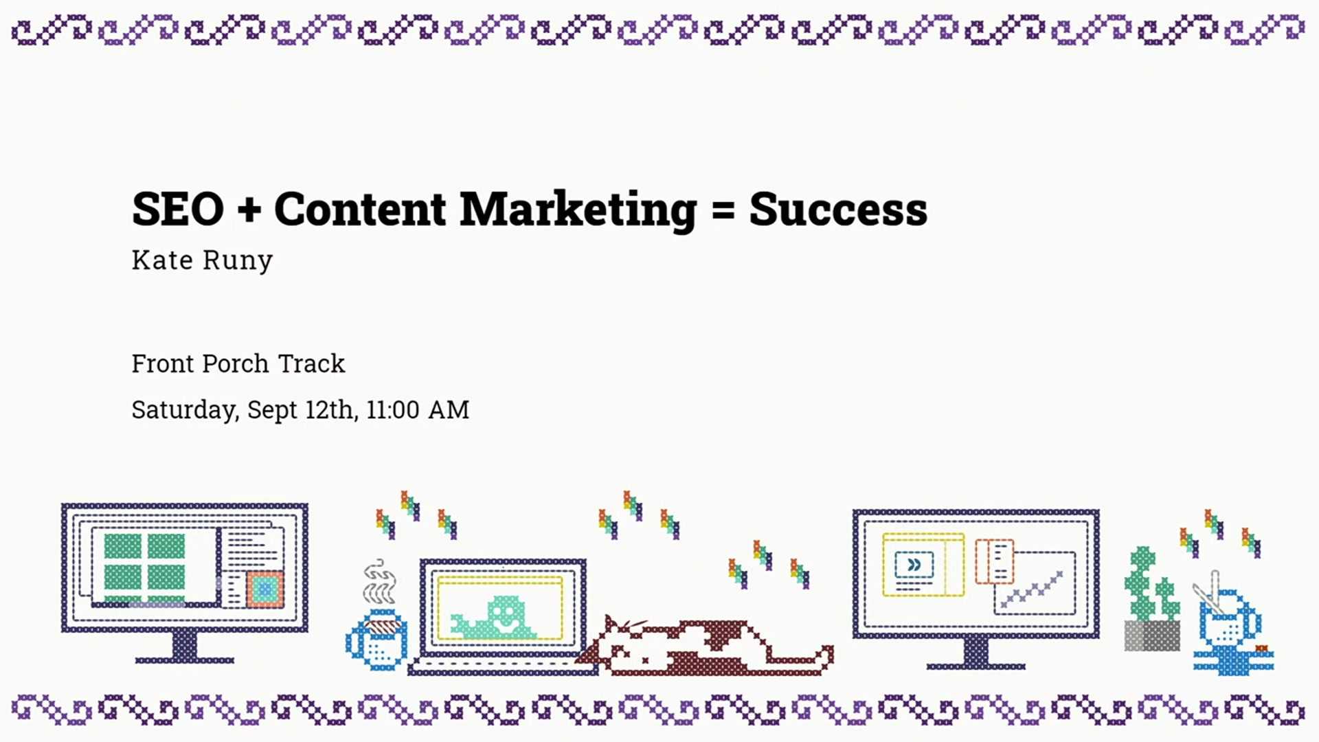 Kate Runy: SEO + Content Marketing = Success