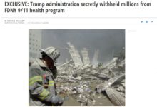 Photo of News report: Feds withholding $4 million from program treating FDNY’s 9/11 illnesses