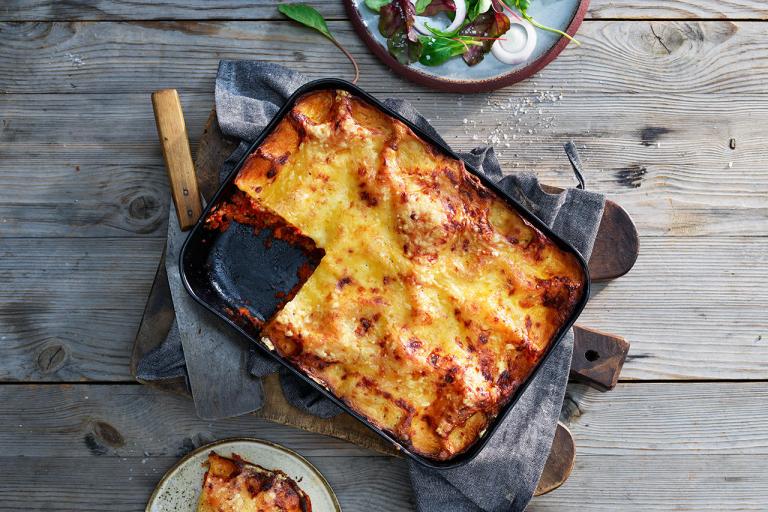 Lasagne med rotgrønnsaker