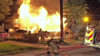 Photo of Early video from Texas house fire