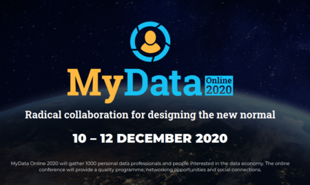 MyData Online 2020 Conference: 10-12 Δεκεμβρίου- 3ήμερο online Διεθνές Συνέδριο για τα προσωπικά δεδομένα