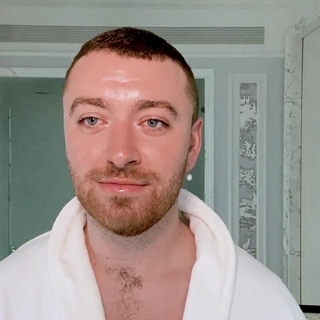 Image may contain Sam Smith Face Human Person Beard and Man