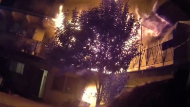 Photo of Helmet-cam video & radio traffic from 2-alarm apartment fire in California