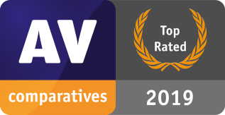 AV-Comparatives 2019 Award Toprated