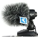 Micover Slipover Windscreen for Nikon ME-1 (Stereo Microphone)