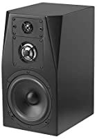 NHT C Series C-3 Premium Sealed Box 3-Way Bookshelf Speaker, Single, High Gloss Black