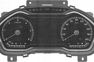 ГАЗ запатентовал щиток приборов для новой "ГАЗели"