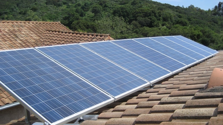 rooftop photovoltaic solar panels