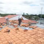 tile roof installation