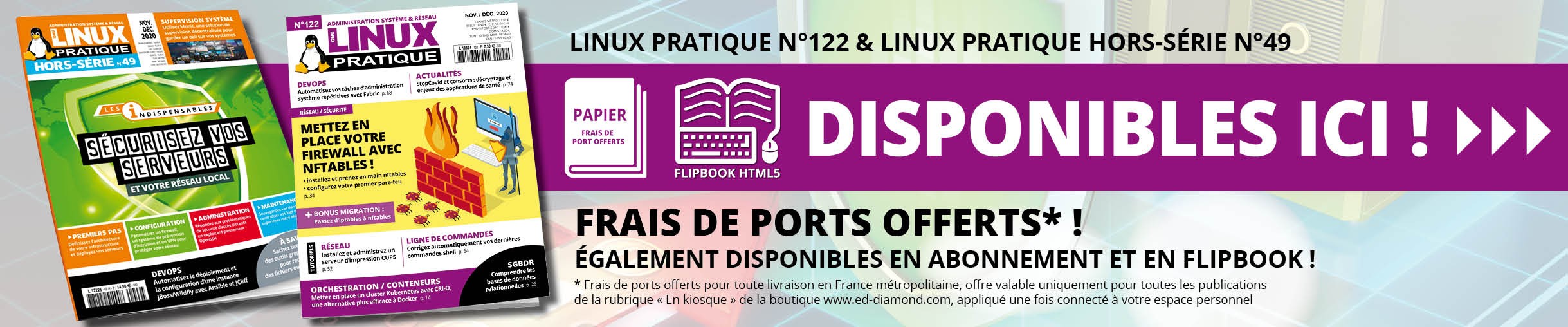 Linux Pratique n°122 et son Hors-Série n°49