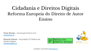 Cidadania e Direitos Digitais – Apresentação