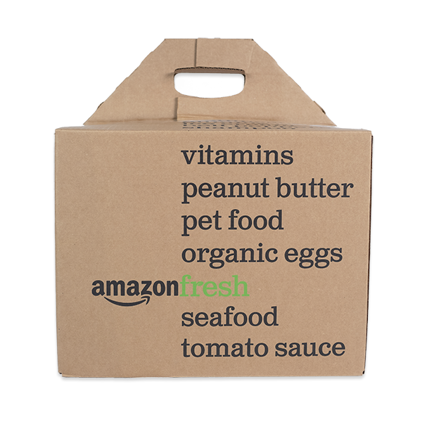 Amazon Fresh Cardboard Box