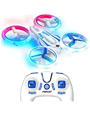 Force1 UFO 4000 LED Mini Drone for Kids - Remote Control Drone, Small RC Quadcopter for Beginners with 2 Drone Batteries