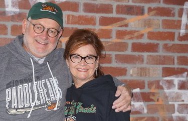 Missoula Paddleheads owners Peter Davis and Susan Crampton Davis.