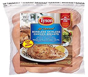 Tyson Boneless Skinless Chicken Breasts, 2 lb. (Frozen)