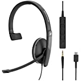 Sennheiser SC 135 USB-C (508355) - Single-Sided (Monaural) Headset for Business Professionals | with HD Stereo Sound…