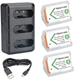 NP-BX1 Newmowa Replacement Battery (3-Pack) and 3-Channel USB Charger Set for Sony NP-BX1 and Sony Cyber-Shot DSC-RX100…