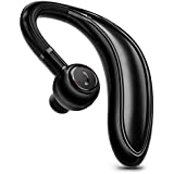 Bluetooth Earpiece for Cell Phone, Timmkoo S60 Single Ear Hands-Free Wireless Bluetooth Headset with Mic Apt-X CVC8.0 for iPhone, Samsung, Android, PC, Laptop, Tablet, TVs (Black)