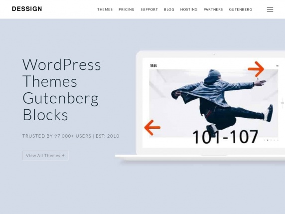 Dessign Themes homepage